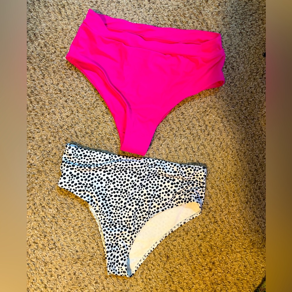 2 pairs SHEIN bathing suit bottoms